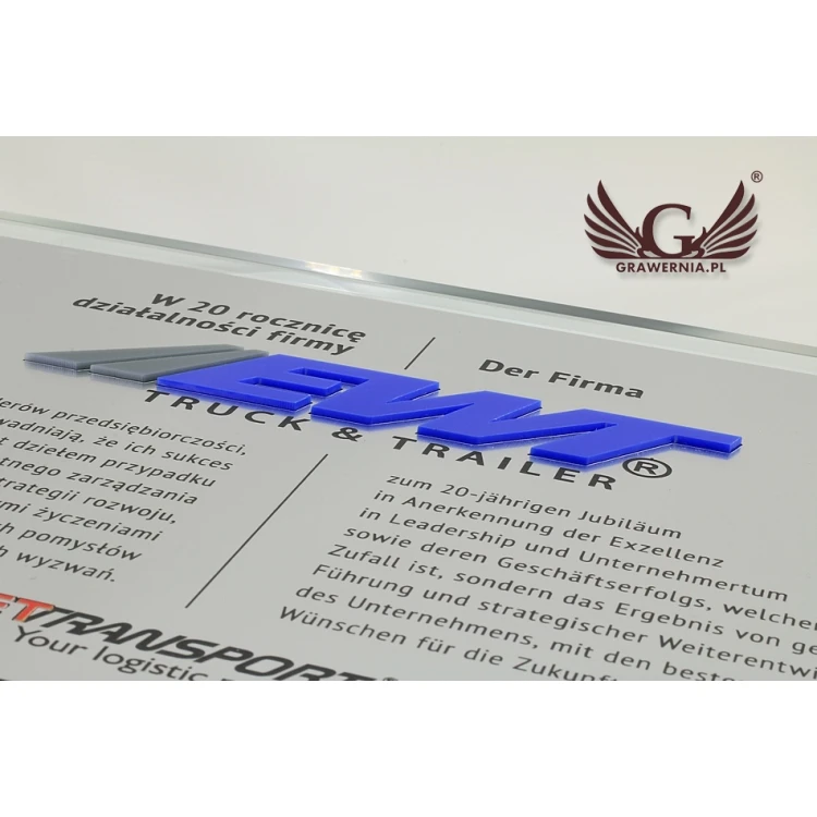 DYPLOM SZKLANY - DSZ047 - poziomy