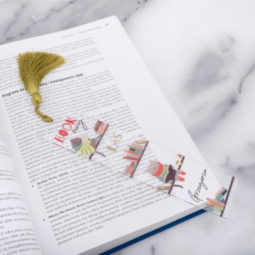 BOOKowy las - zakładka do książki z imieniem - ZAK019