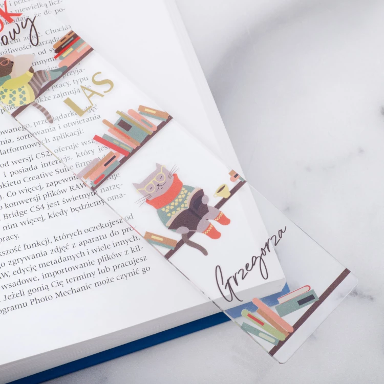 BOOKowy las - zakładka do książki z imieniem - ZAK019