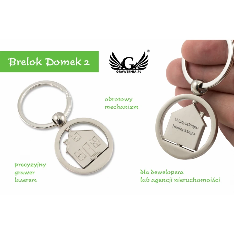 BRELOK DOMEK 2 - dla dewelopera lub agencji nieruchomości - BP53
