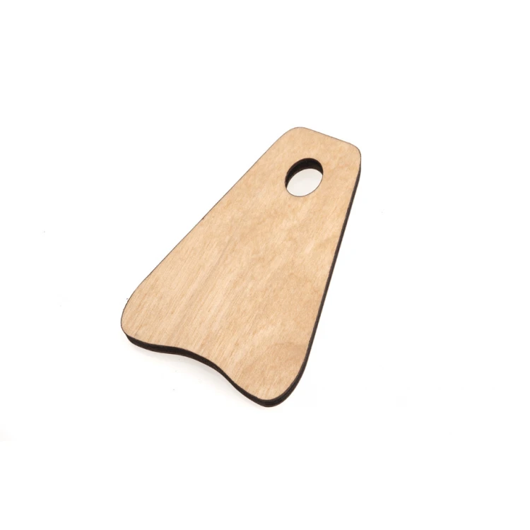 Brelok drewniany - Pionier 2 kolor naturalny - wym. 80x60mm - BD086