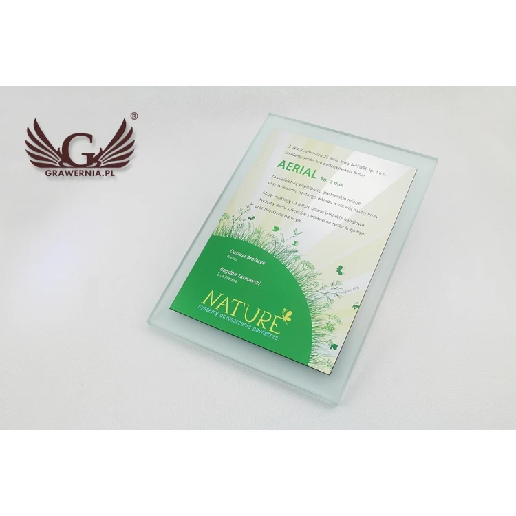 Dyplom Jubileuszowy - kolorowy druk UV - DUV001