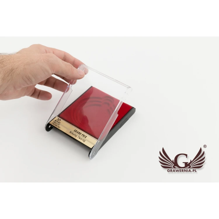 Etui uniwersalne na medal o średnicy 50, 60 lub 70mm - czerwone - ET027