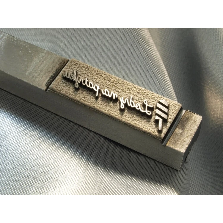 HOTSTAMP - Matryca / Pieczęć stalowa do wyciskania logotypu na gorąco