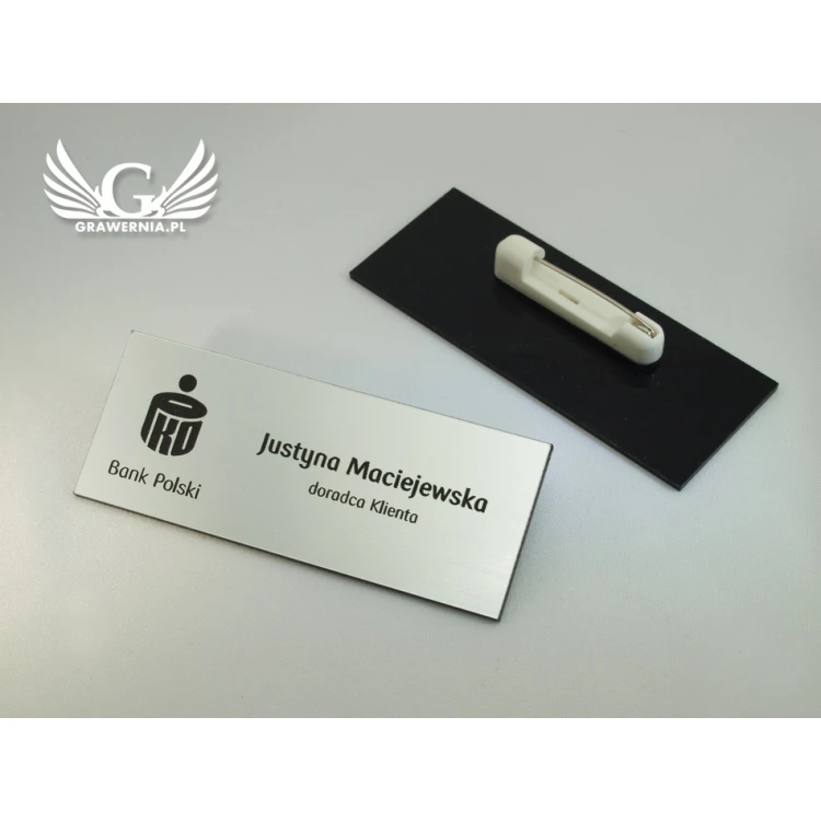 Identyfikator dla pracownika - Srebrny - ID005