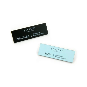 Identyfikator dla pracownika - 60x20mm - ID032 - kolorowy druk UV 