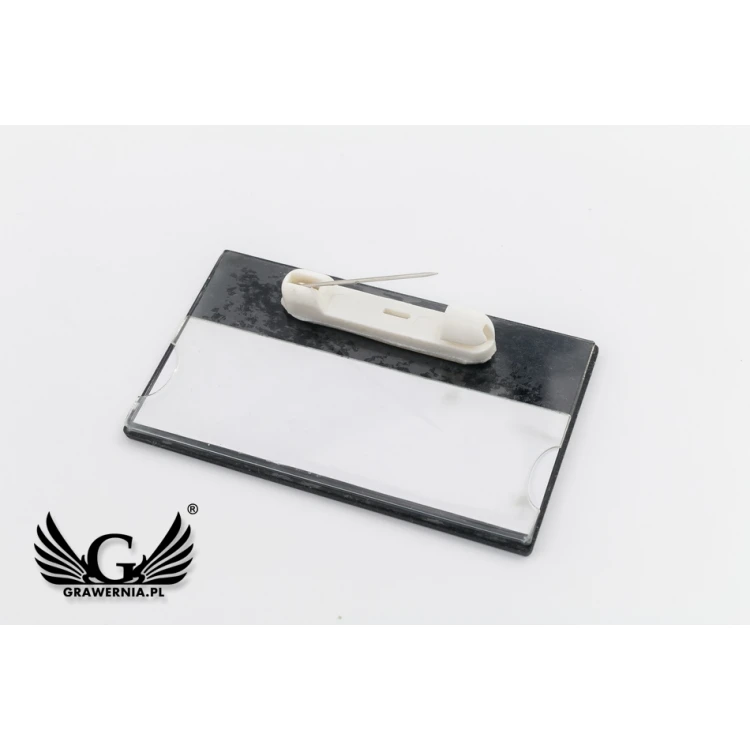 Identyfikator z okienkiem - multikolor M - wym. 67x35mm - ID068