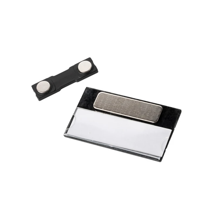 Identyfikator z okienkiem - Silver B - ID022