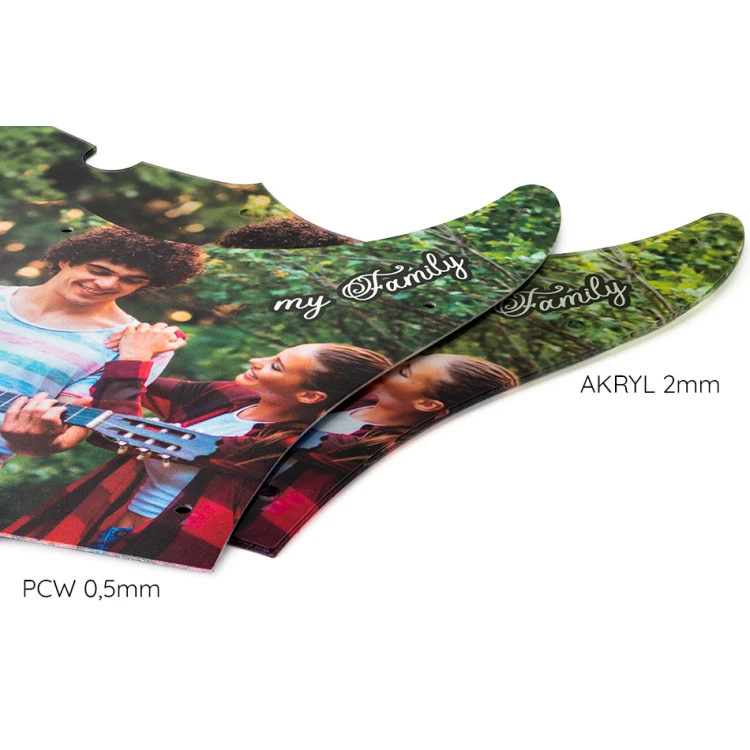 Pickguard maskownica do gitary basowej z Twoim dowolnym nadrukiem - MGB010