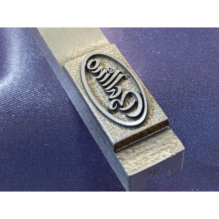 Matryca / stempel stalowy 20x10,2mm głębokość graweru około 1mm