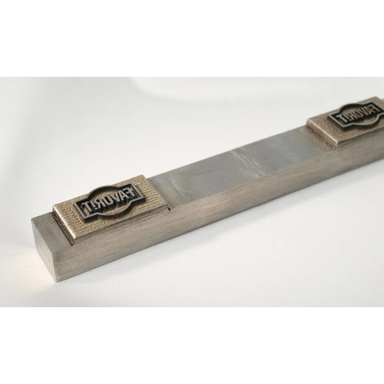 Matryca / stempel stalowy 20x10,2mm głębokość graweru około 1mm