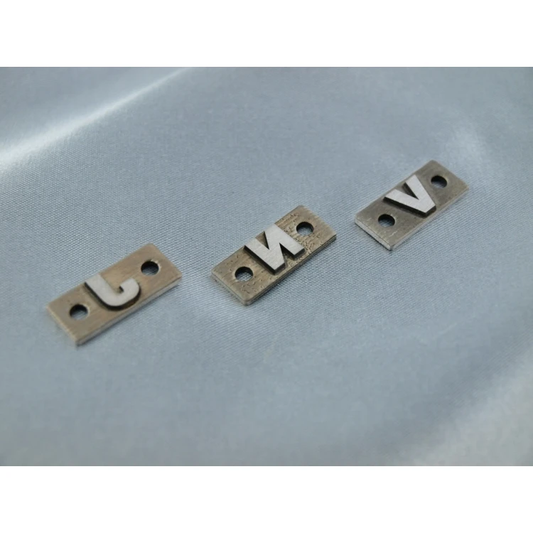 Matryca / stempel stalowy 23x10mm głębokość graweru około 1,5mm