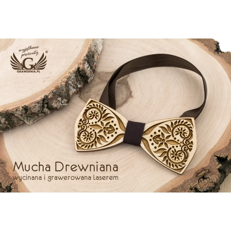 Mucha drewniana - Nature 4 - drewno klonowe - MDR056