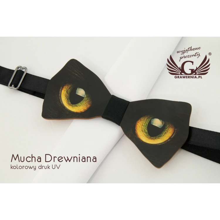 Mucha drewniana z dowolną grafiką - kolorowy druk UV - MDR006