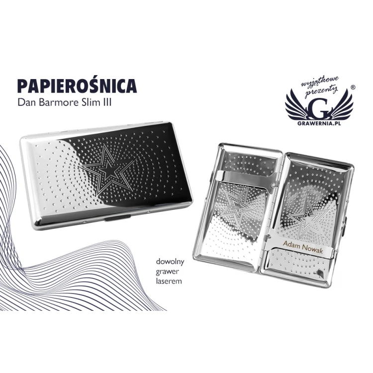 Papierośnica Dan Barmore SLIM III - PAP003