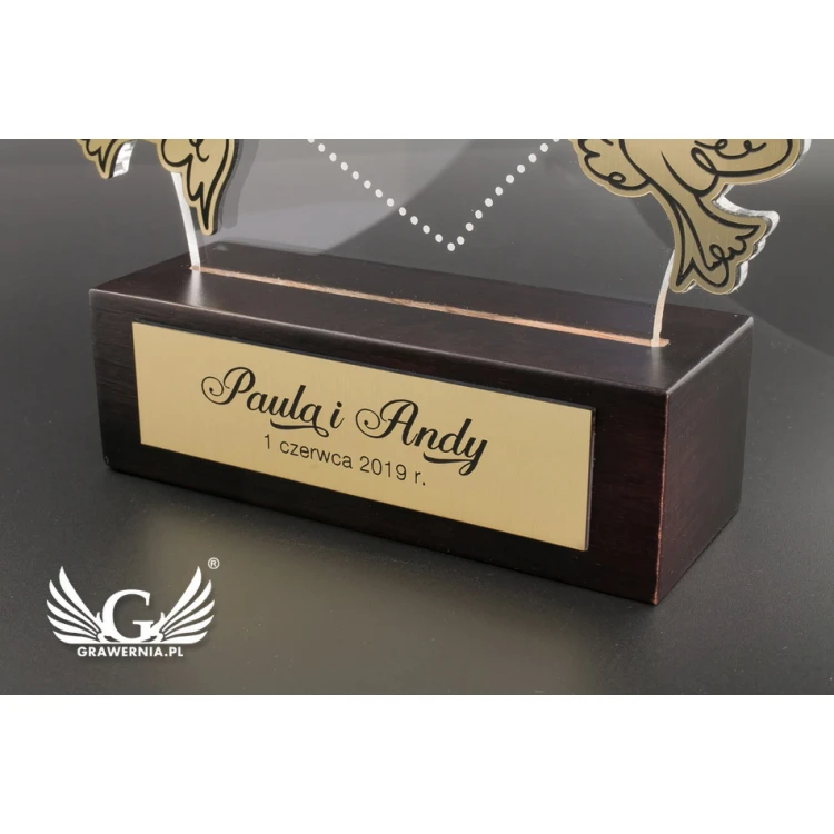 Podziękowanie dla rodziców - LOVE STORY - model DTA18 - wysokość 23,5 cm