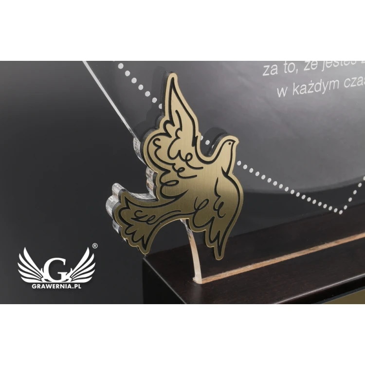 Podziękowanie dla rodziców - LOVE STORY - model DTA18 - wysokość 23,5 cm