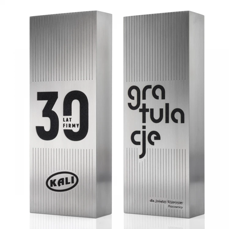 Statuetka aluminiowa z nadrukiem UV - HAMMER - wys. 21cm - DTA083