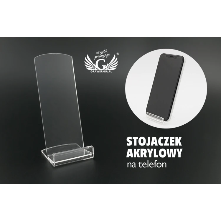 Stojaczek na telefon - acryl model T002