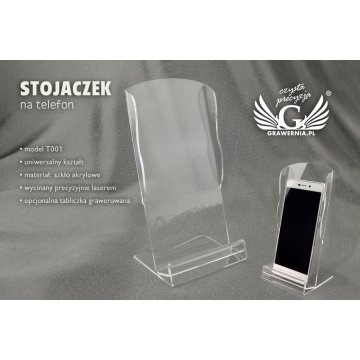 Stojaczek na telefon - acryl model T001