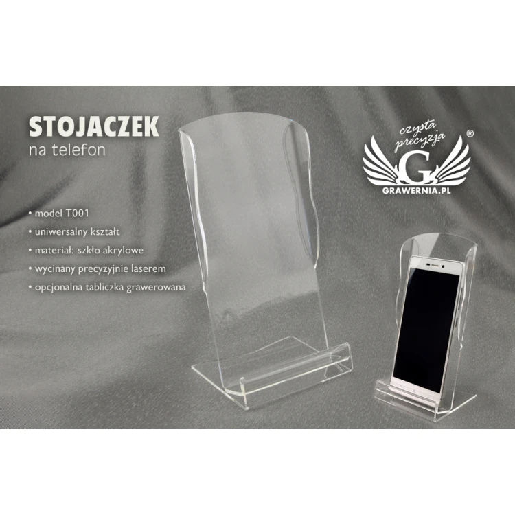 Stojaczek na telefon - acryl model T001