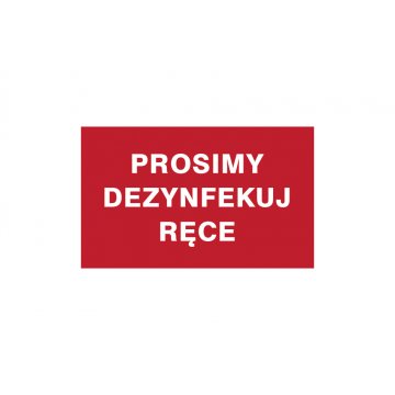 Tabliczka informacyjna z dowolnym tekstem - wym. 200x120mm - PVC - kolorowy druk UV - TME003