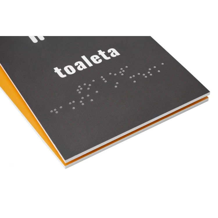 Winda - tabliczka z pismem Braille'a - wym. 130x250mm - PCW twarde - HORIZON - TAB309
