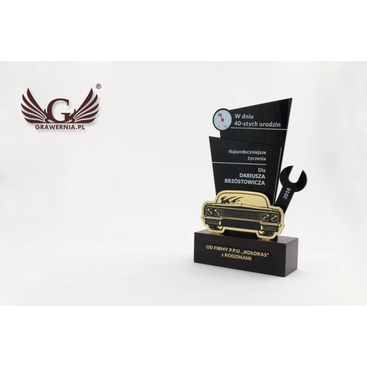Trofeum akrylowe - EXTREME- model DTA40 - wys. 21,5cm