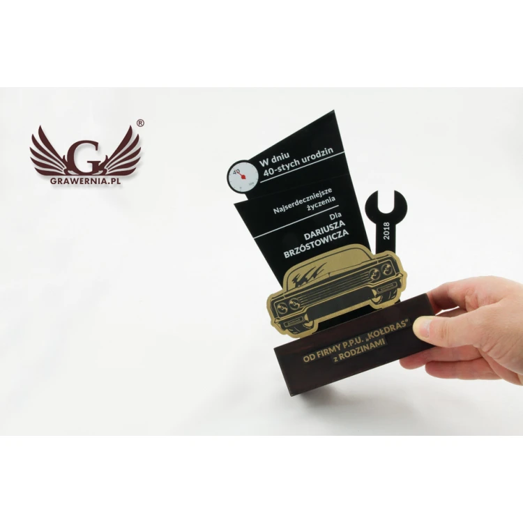 Trofeum akrylowe - EXTREME- model DTA40 - wys. 21,5cm