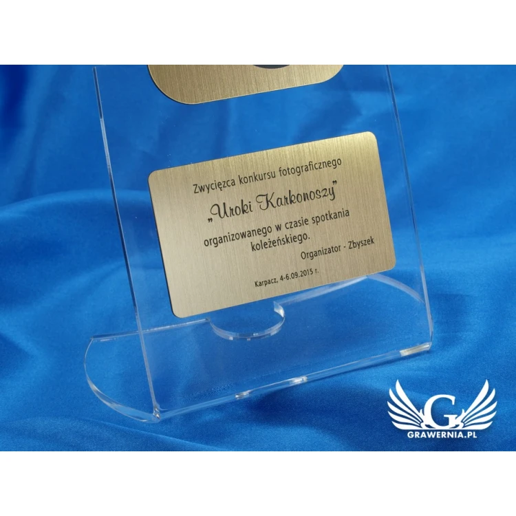 Trofeum akrylowe - model DTA20 - wysokość 21 cm