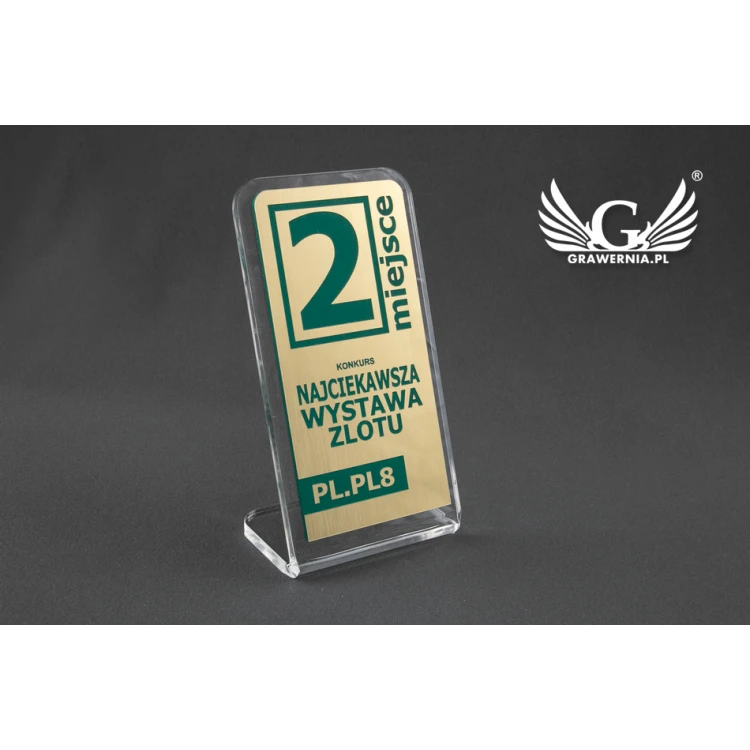 Trofeum akrylowe - SIMPLE STAND - model DTA53