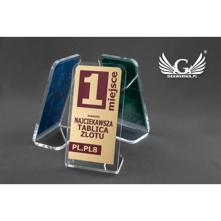 Trofeum akrylowe - SIMPLE STAND - model DTA53