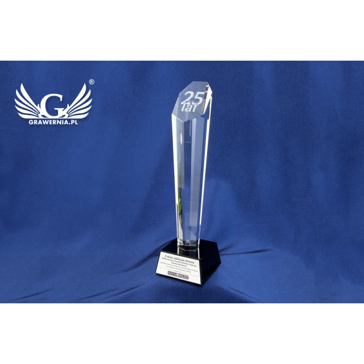 Trofeum szklane w etui - ELIXIR