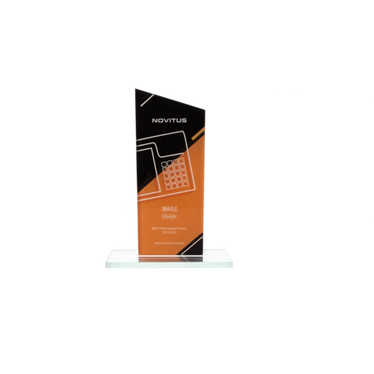 Trofeum szklane z nadrukiem UV - Culti - TSZ119