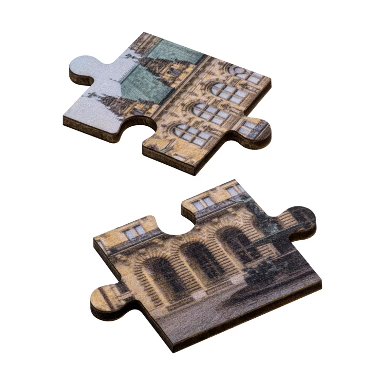 Drewniane puzzle z Twoim zdjęciem - gadżet reklamowy - wymiar 164x147mm - PZD008